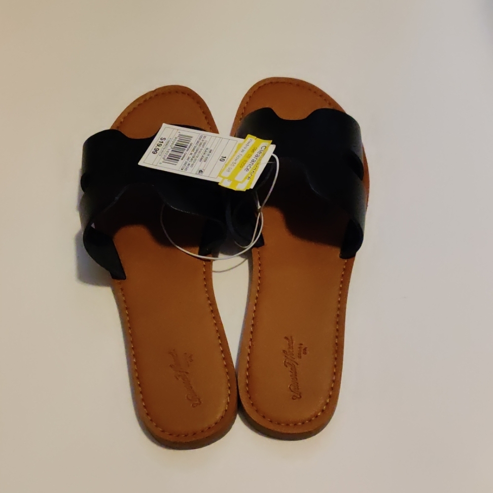 Jenny slide sandles Black